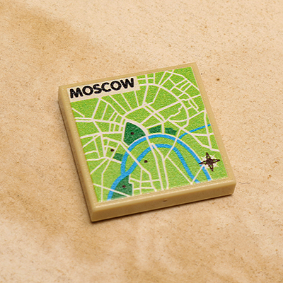 B3 Customs® Moscow, Russia Map (2x2 Tile)