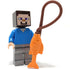 Steve (Silver Legs, Fishing Pole) - LEGO Minecraft Minifigure (2017)