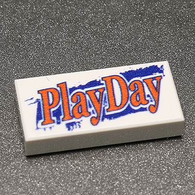Play Day - Custom Printed 1x2 Tile