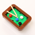 B3 Customs Pool Table Building Kit made from LEGO parts