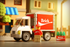 Custom Brick Soda Delivery Truck with Minifigure