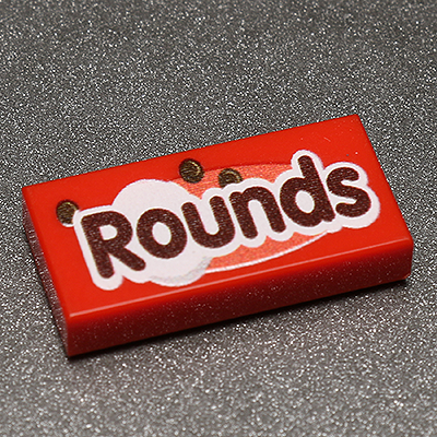 Rounds - Custom Printed 1x2 Tile