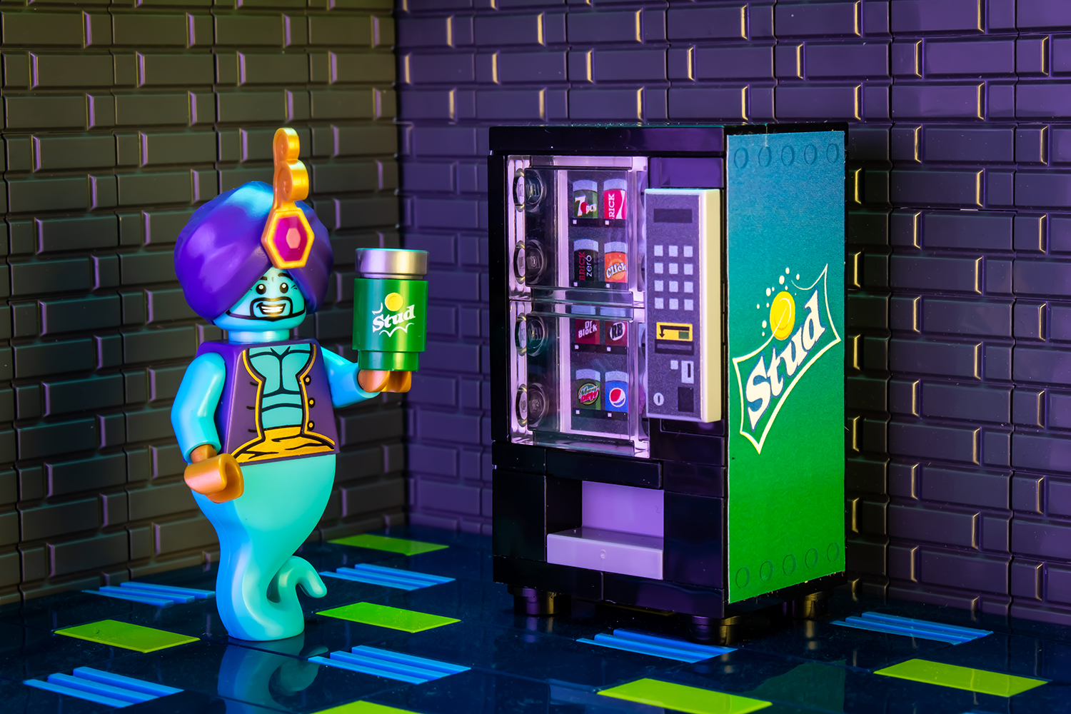 Stud - B3 Customs Soda Vending Machine made using LEGO parts