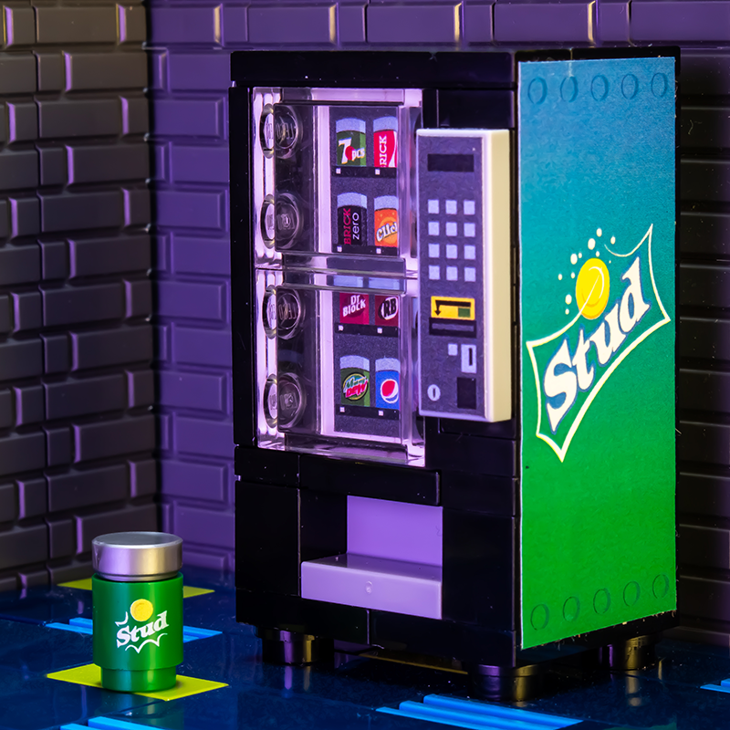 Stud - B3 Customs Soda Vending Machine made using LEGO parts