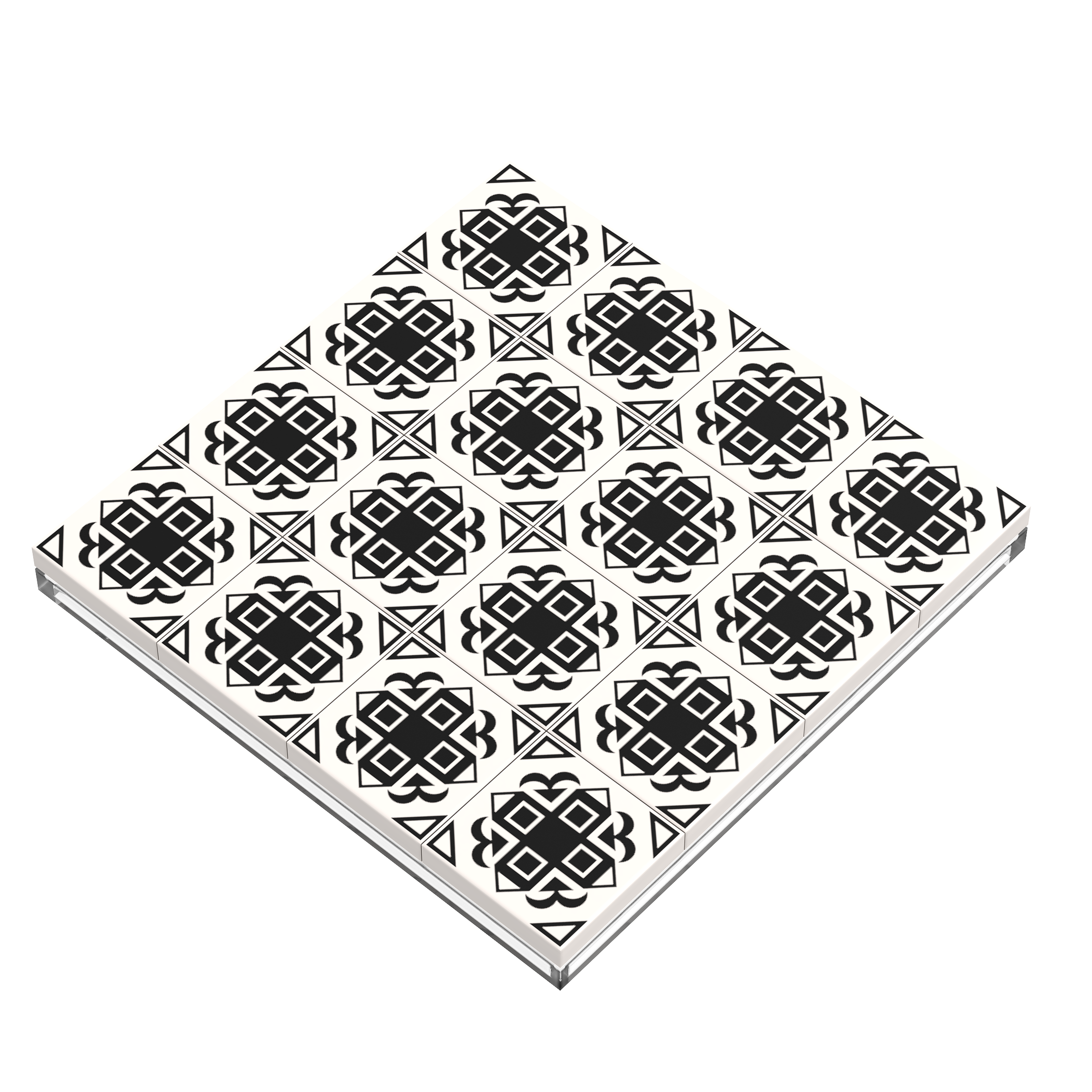 Turkish Kitchen Flooring / Wallpaper #4 - B3 Customs® Printed 2x2 Tile