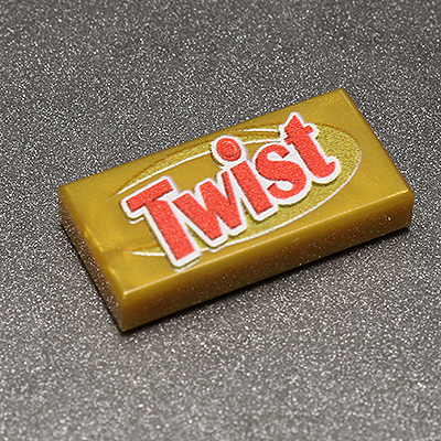 Twist - Custom Printed 1x2 Tile