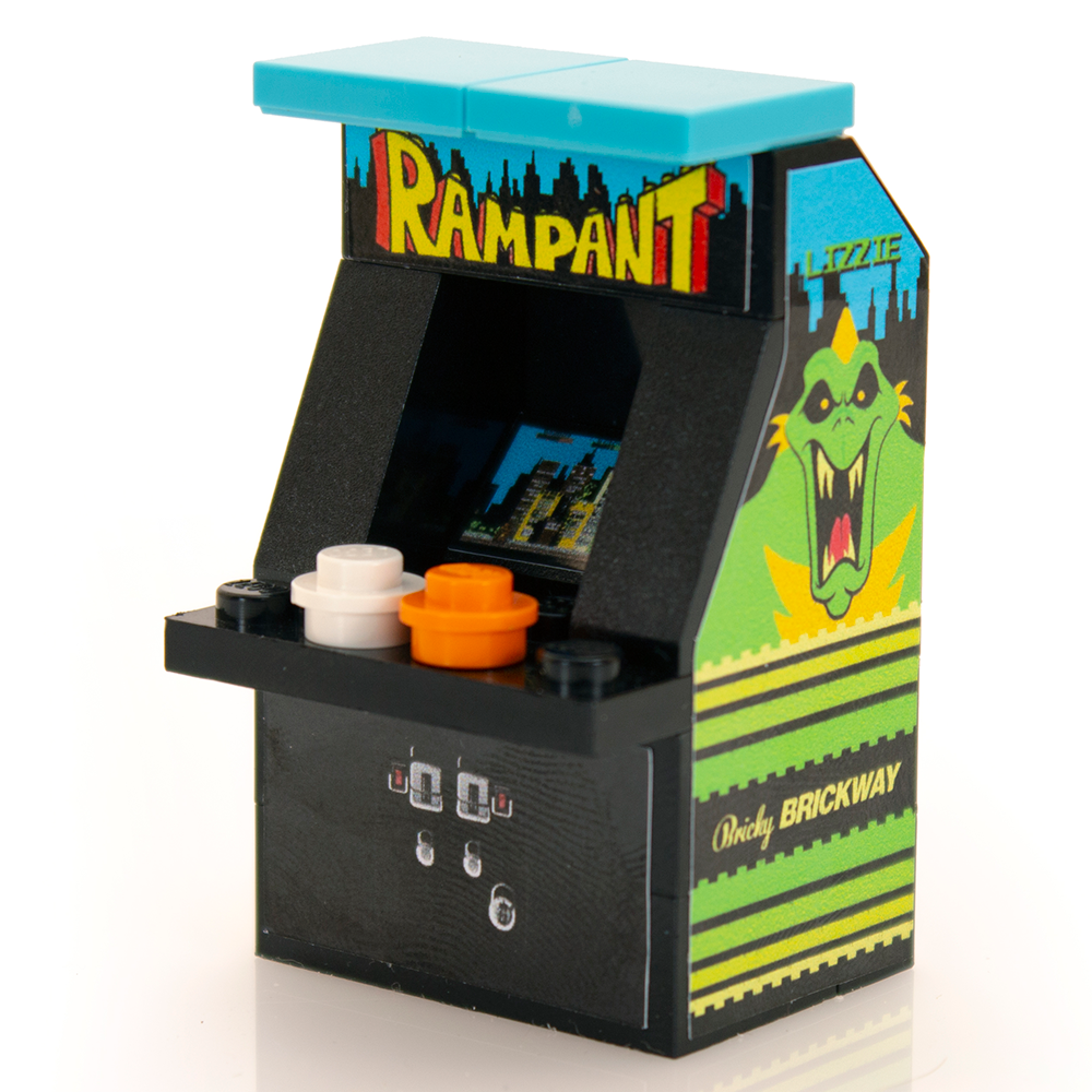 Custom LEGO Rampage Video Arcade