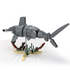 Hammerhead Shark Building Set made with LEGO parts - B3 Customs
