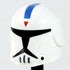 Blue Snow Trooper Helmet (CW, Phase 1) - Clone Army Customs