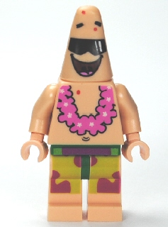 Patrick (Pink Lei) - LEGO SpongeBob Minifigure (2012)