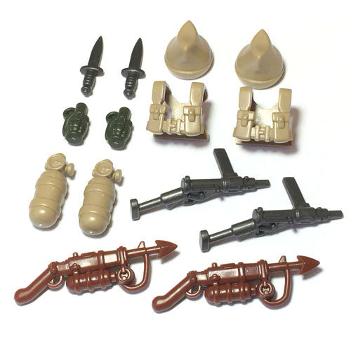 British Commando Brick Warriors Minifigure Pack