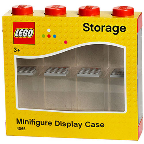 LEGO Red 8-Minifigure Display Case
