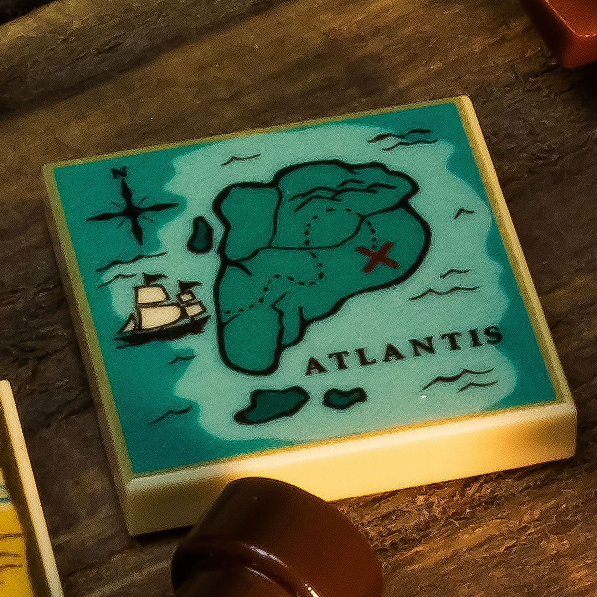 B3 Customs® City of Atlantis Treasure Map (2x2 Tile)