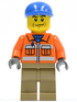 Construction Worker LEGO City Minifigure (2012)