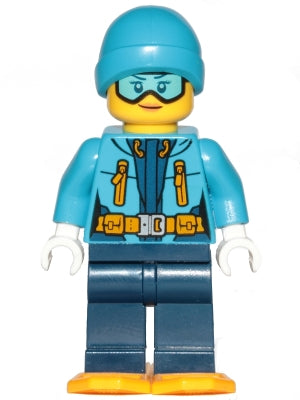 Arctic Explorer (w/ Googles, Snowshoes) Female - LEGO City Minifigure (2018)