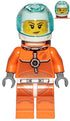 Astronaut, Female, Orange - LEGO City Minifigure (2019)