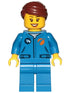 Astronaut (Female, Blue Jumpsuit) - LEGO City Minifigure (2020)