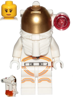 Astronaut, Female, White Spacesuit - LEGO City Minifigure (2019)