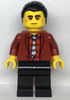 Vito, Bandit / Crook (Male, Red Vest) - LEGO City Minifigure (2021)