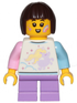 Child Girl (Unicorn Shirt, Face Paint, Fairgrounds) - LEGO City Minifigure (2020)