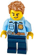 Police Officer (Male, Dark Tie) - LEGO City Minifigure (2020)