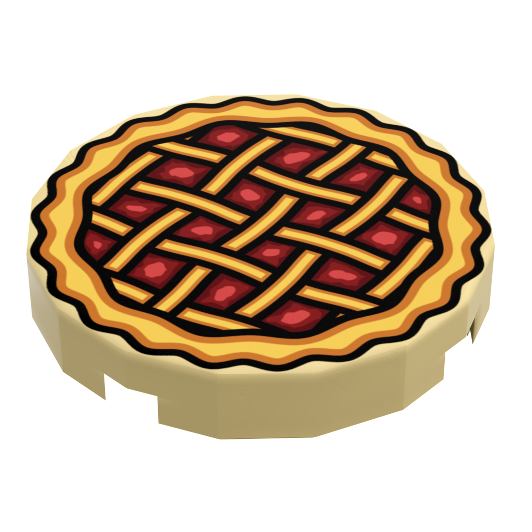B3 Customs® Apple Pie (2x2 Round Tile)