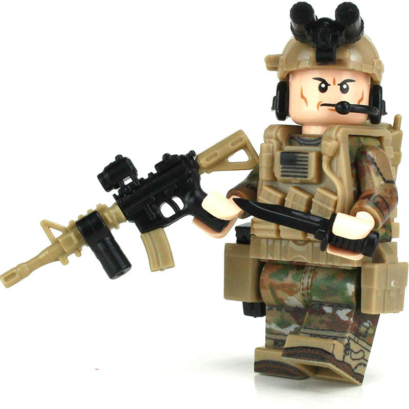 LEGO Army Ranger OCP SF Soldier - Custom LEGO Military Minifigure