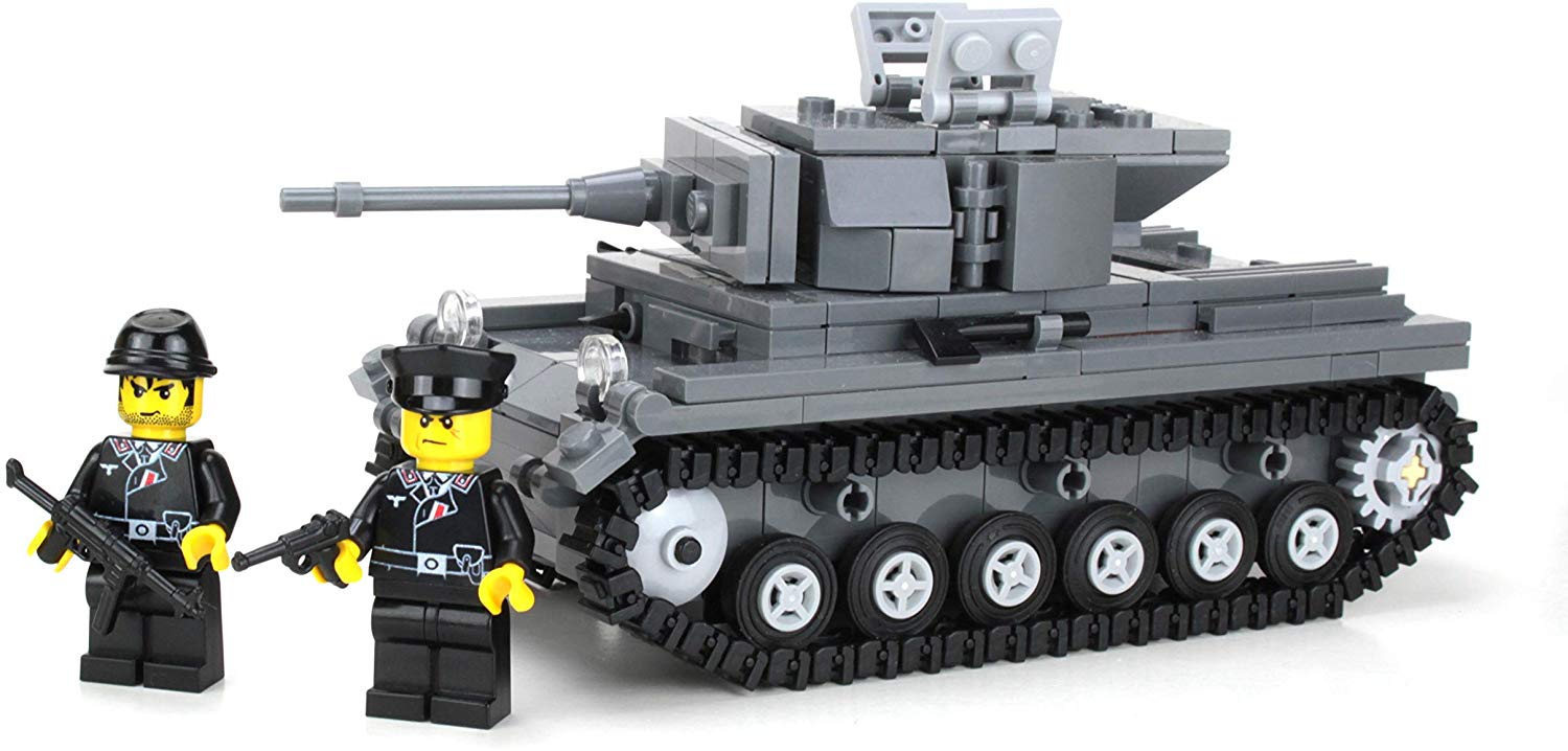 Deluxe Panzer - Custom WW2 Military Set made using LEGO bricks