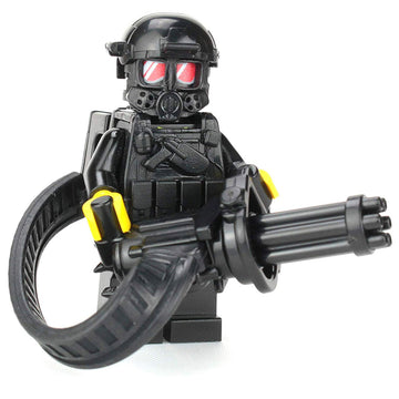 Heavy Gunner Minigun Soldier - Custom LEGO Military Minifig – The Brick ...