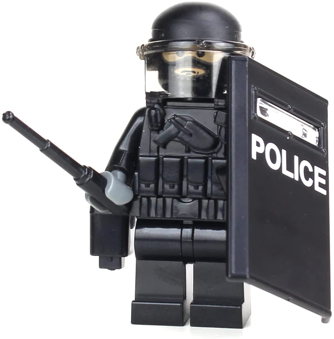 Riot Control Swat Police Officer - Custom LEGO Military Minifig