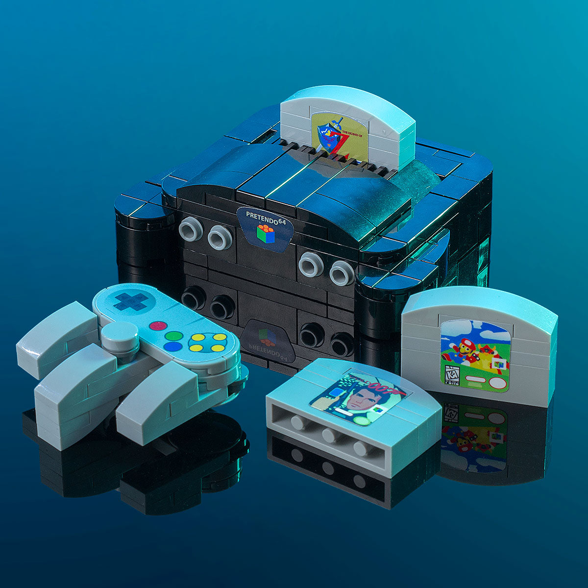 Custom LEGO N64 Video Game Console