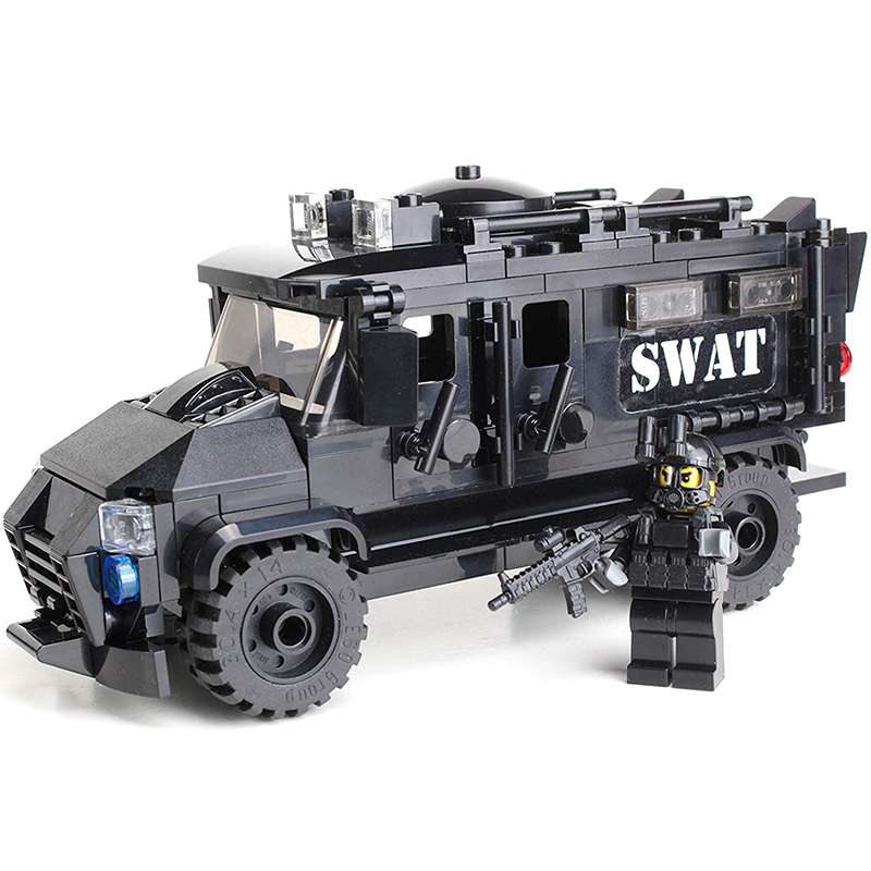 Assault SWAT Truck - Custom Military Set made using LEGO bricks