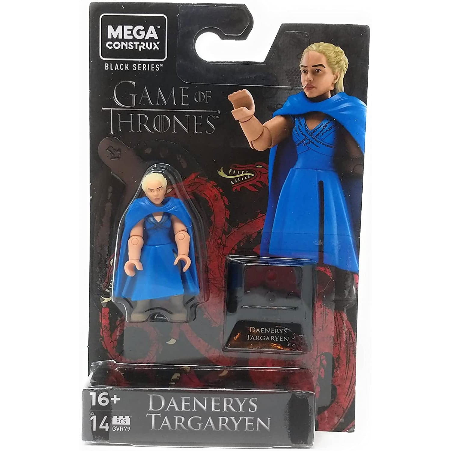 Daenerys Targaryen - Mega Construx Game of Thrones Black Series Figure Pack