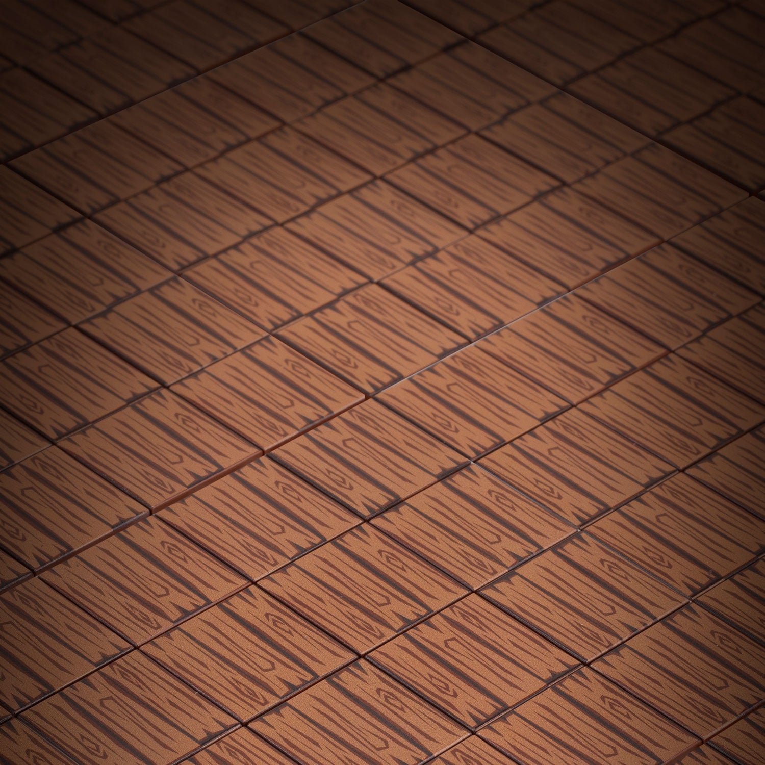 Custom LEGO Hardwood Floor Tiles