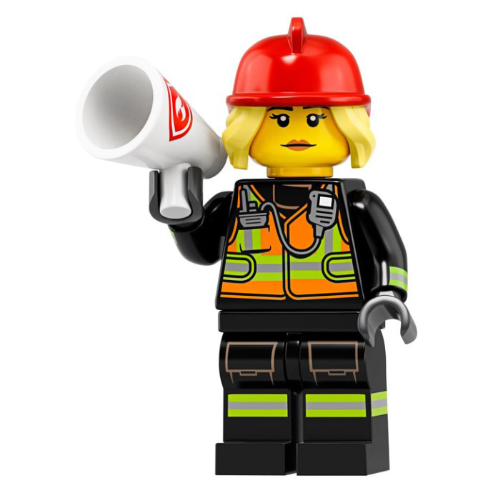 Fire Fighter (Female) - LEGO Series 19 Collectible Minifigure