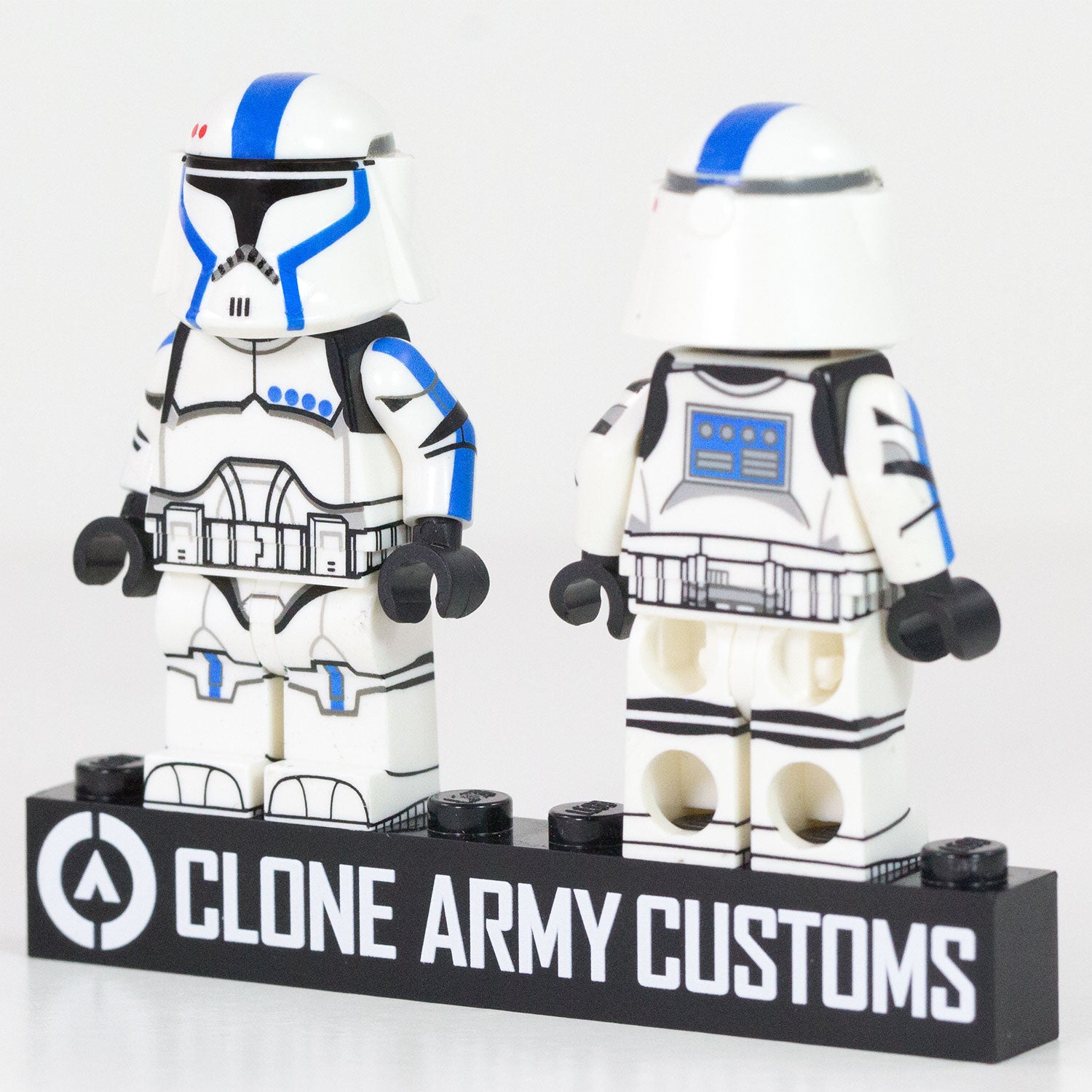 Heavy Blue Assault Trooper (Phase 1) Star Wars Minifig - Clone Army Customs