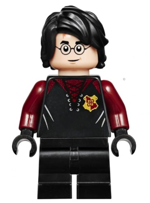 Harry Potter (Red/Black Triwizard Uniform) - LEGO Harry Potter Minifigure (2019)