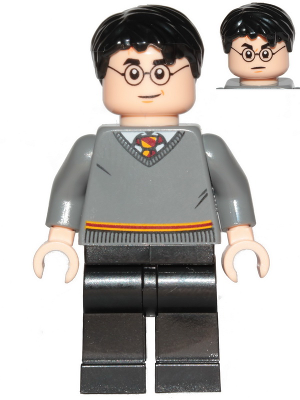 Harry Potter (Gryffindor Sweater, Black Legs) - LEGO Harry Potter Minifigure (2021)