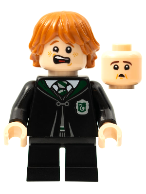 Ron Weasley (Slytherin Robe) - LEGO Harry Potter Minifigure (2021)