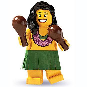 Hula Dancer - Series 3 LEGO Collectible Minifigure (2011)