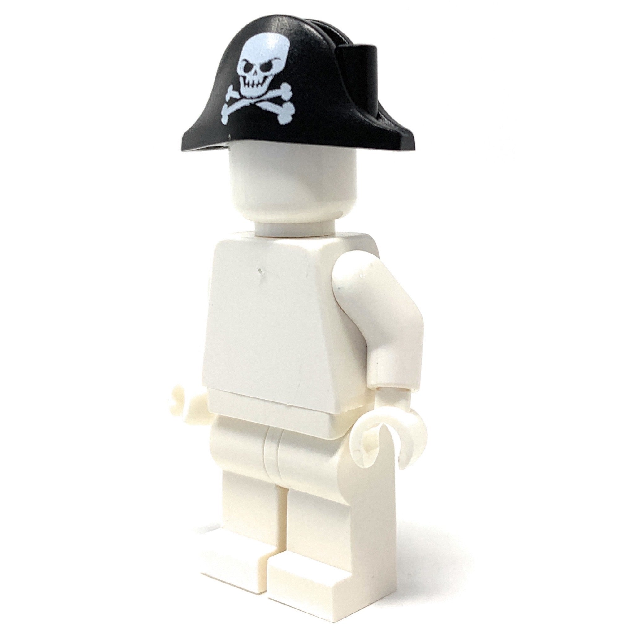 Headpiece, Pirate Bicorn w/ Large Skull (Black) - Official LEGO® Part