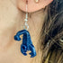 B3 Customs® Blue Scorpion Earrings made from LEGO Bricks