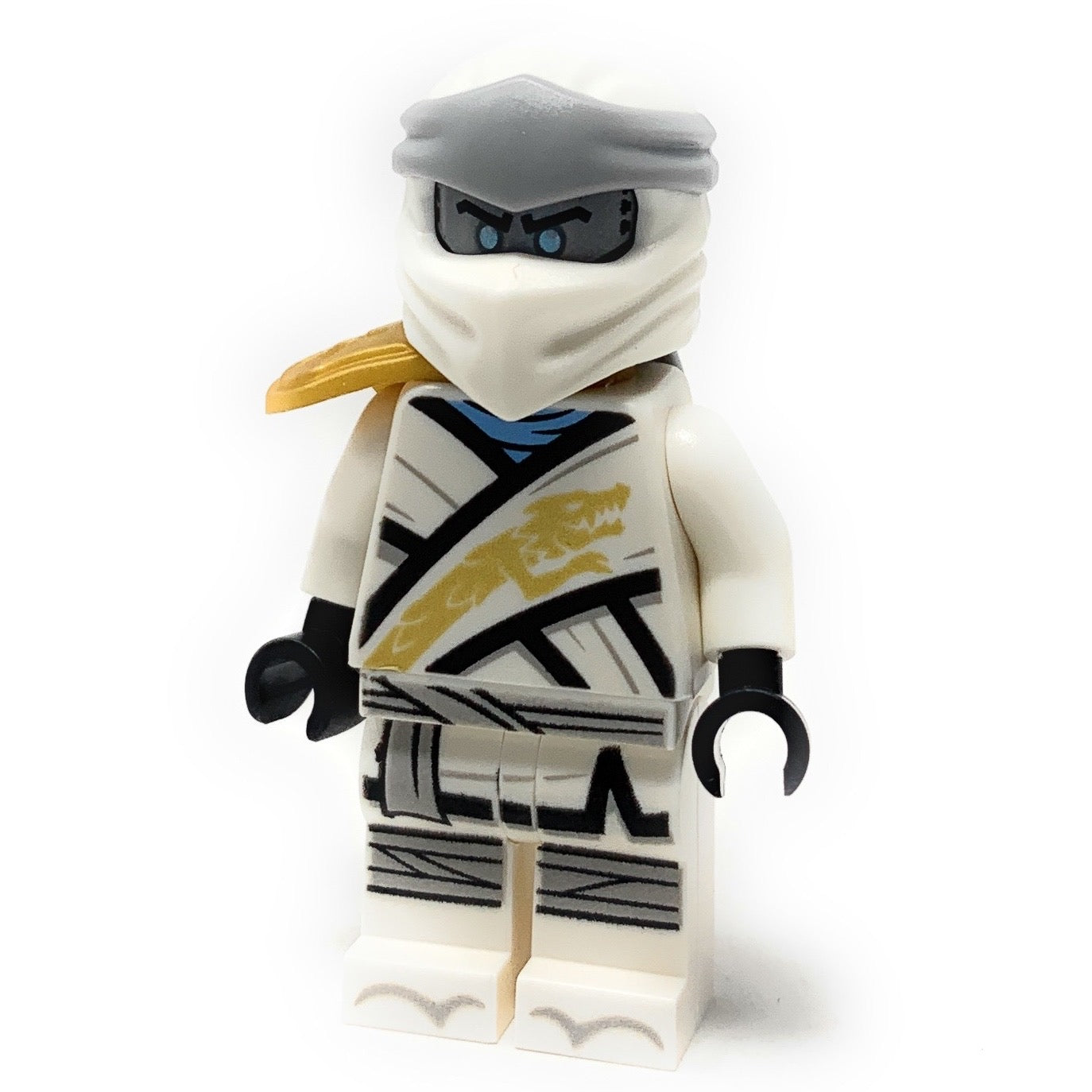 Zane (Legacy, Gold Shoulder Armor) - LEGO Ninjago Minifigure (2021)