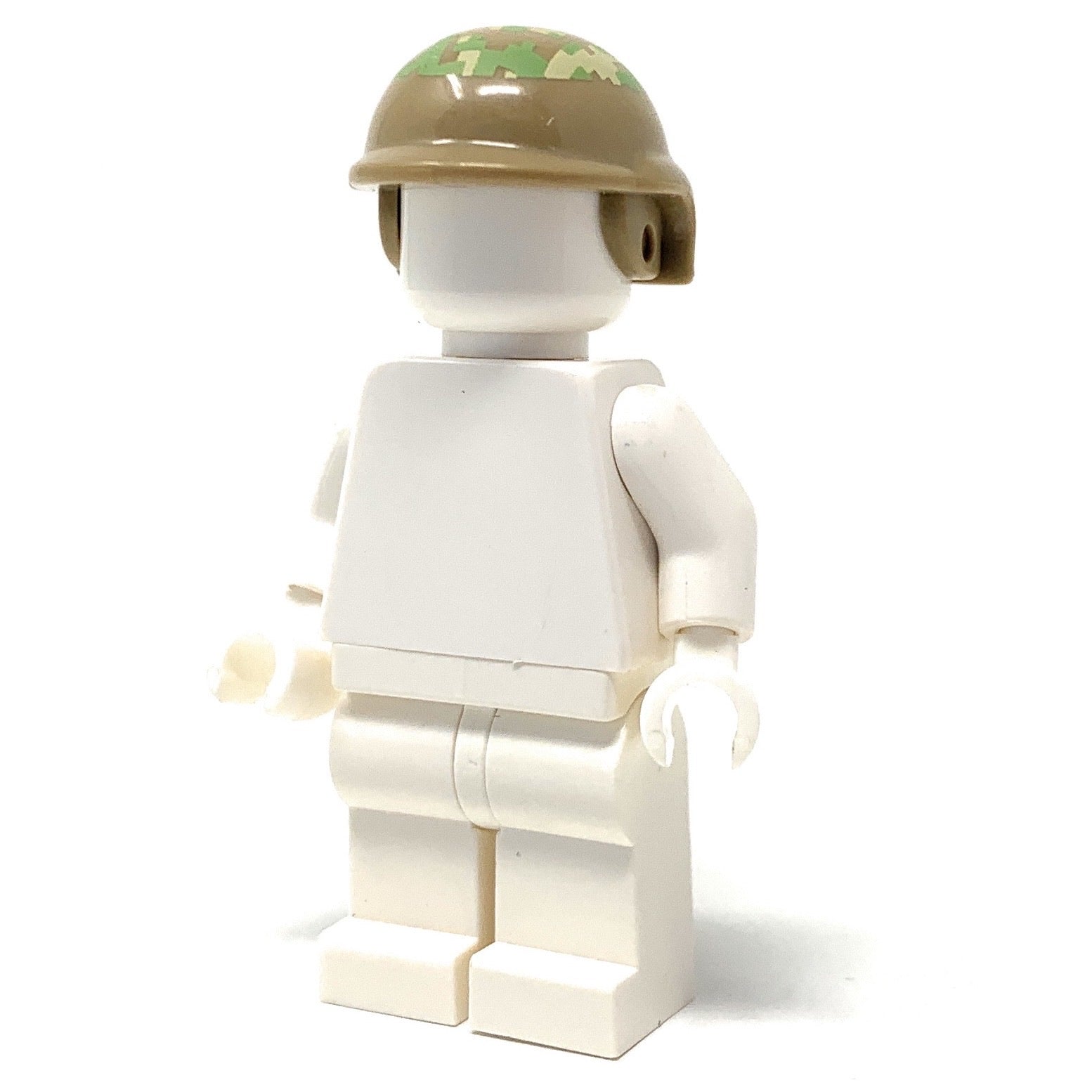Tan Camouflage Tactical Helmet - BrickForge Part for LEGO Minifigures