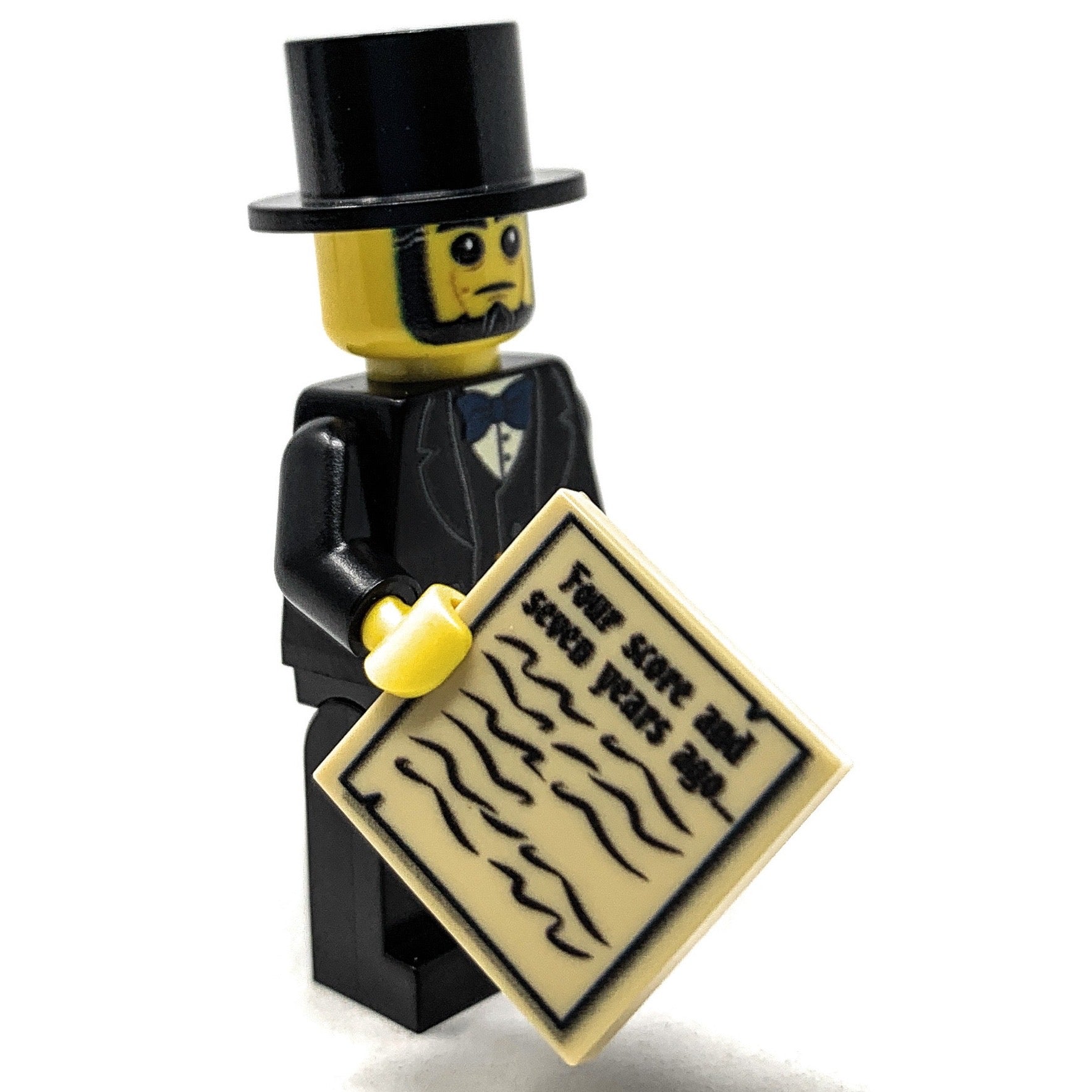 Custom LEGO Abraham Lincoln Minifigure