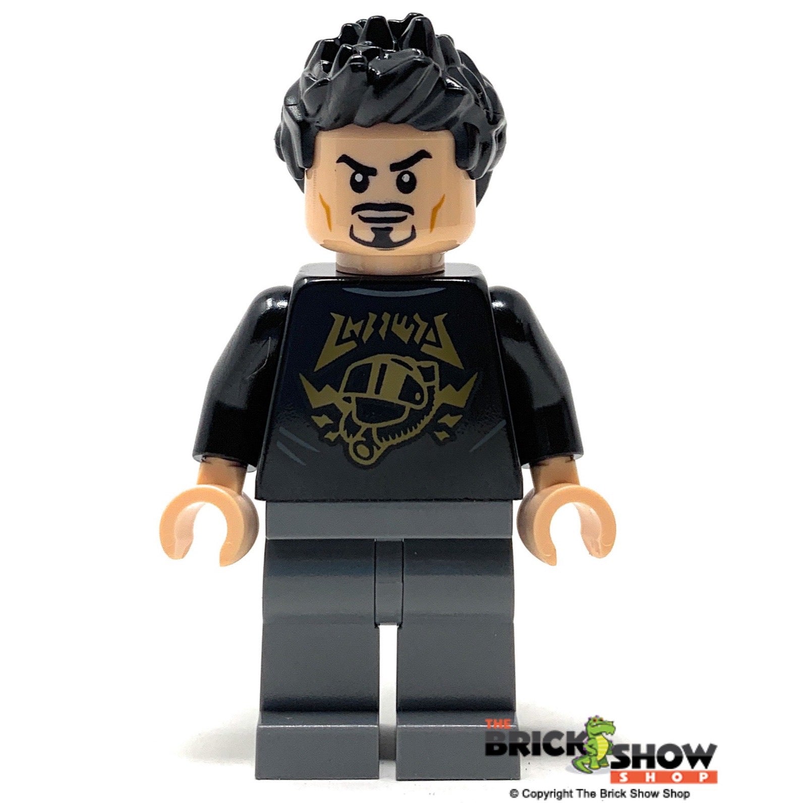 Tony Stark (Black Top) - LEGO Marvel Minifigure (2022)