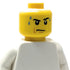 Stern Male with Sweat Droplets (Yellow Flesh) - Official LEGO® Minifigure Head