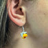 B3 Customs® Minecraft Chicken Earrings made from LEGO Bricks