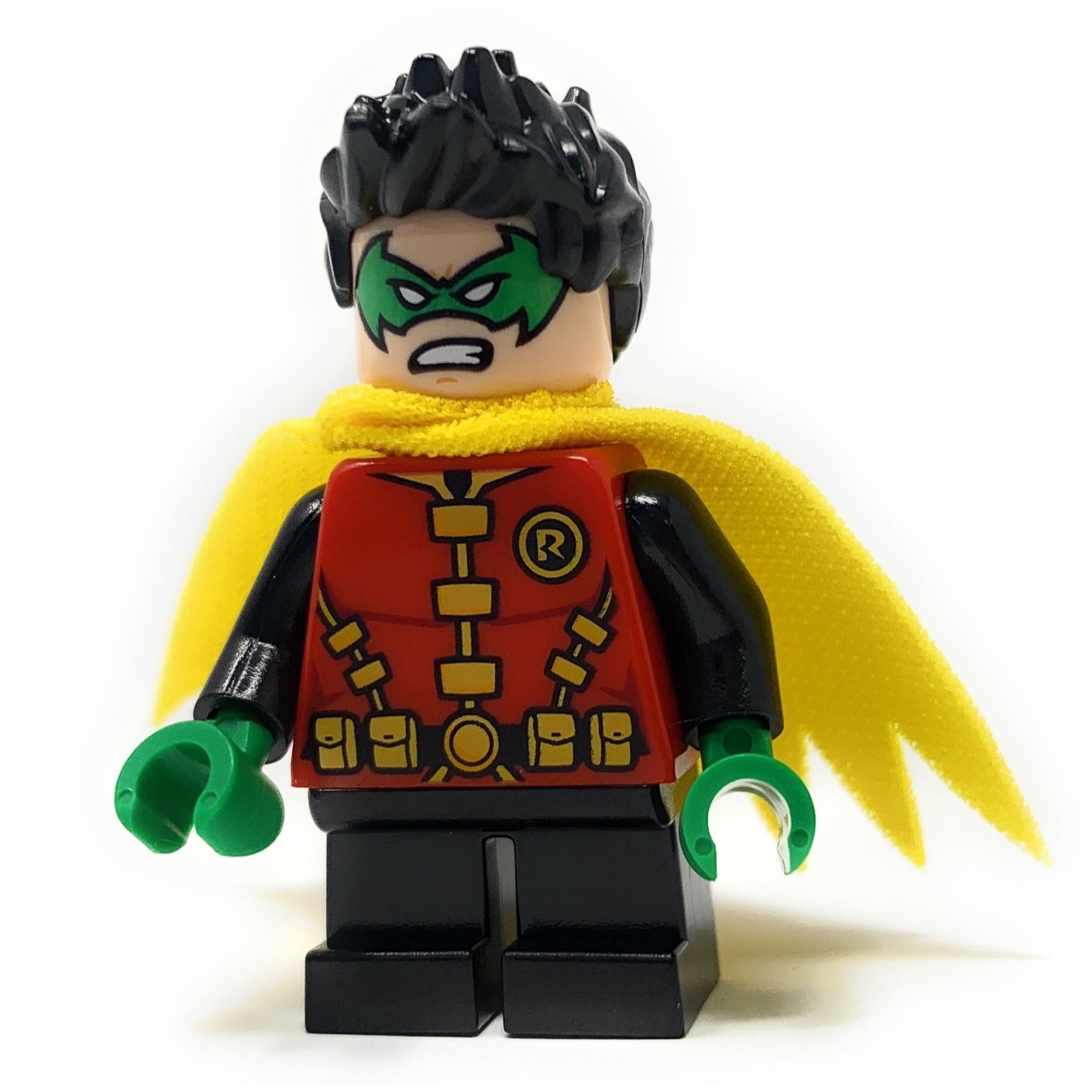 Robin (Green Mask + Hands, Short Legs) - LEGO DC Comics Minifigure (2019)