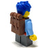 Boy (Blue Denim Jacket w/ Backpack) LEGO City Minifigure (2022)